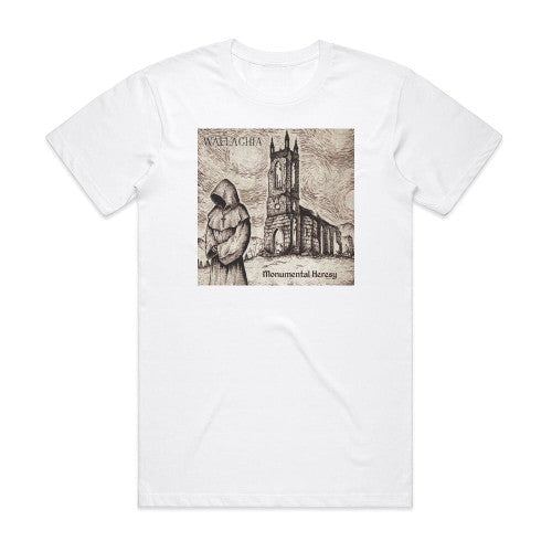 Wallachia Monumental Heresy Album Cover T-Shirt White
