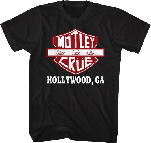 Motorcycle Logo Motley Crue T-Shirt