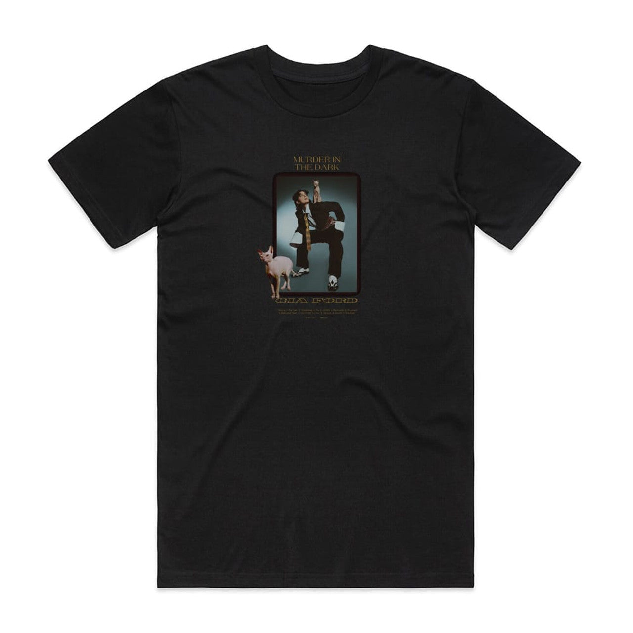 Gia Ford Murder In The Dark T-Shirt Black