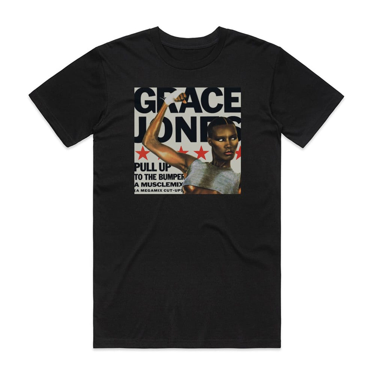 Grace Jones Musclemix T-Shirt Black