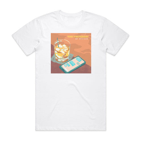 You vs Yesterday My Mistake Album Cover T-Shirt White