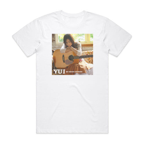 YUI My Short Stories Album Cover T-Shirt White