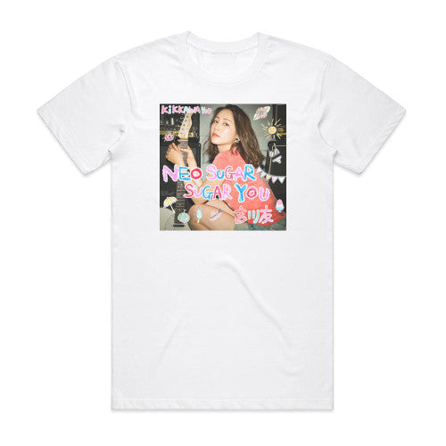 You Kikkawa Neo Sugar Sugar You Album Cover T-Shirt White