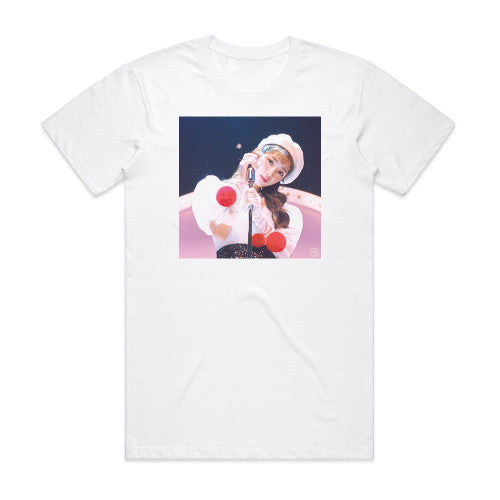YUKIKA Neon Album Cover T-Shirt White