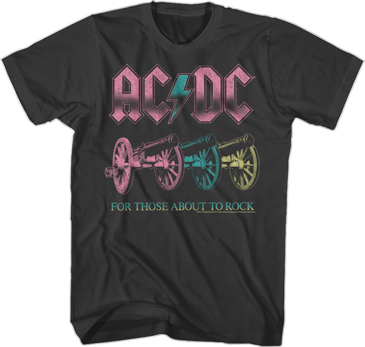 Neon For Those About To Rock ACDC Shirt