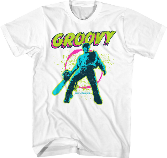 Neon Groovy Army of Darkness T-Shirt