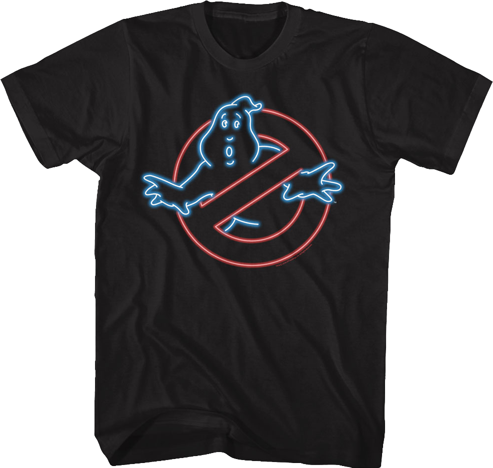 Neon Logo Real Ghostbusters T-Shirt