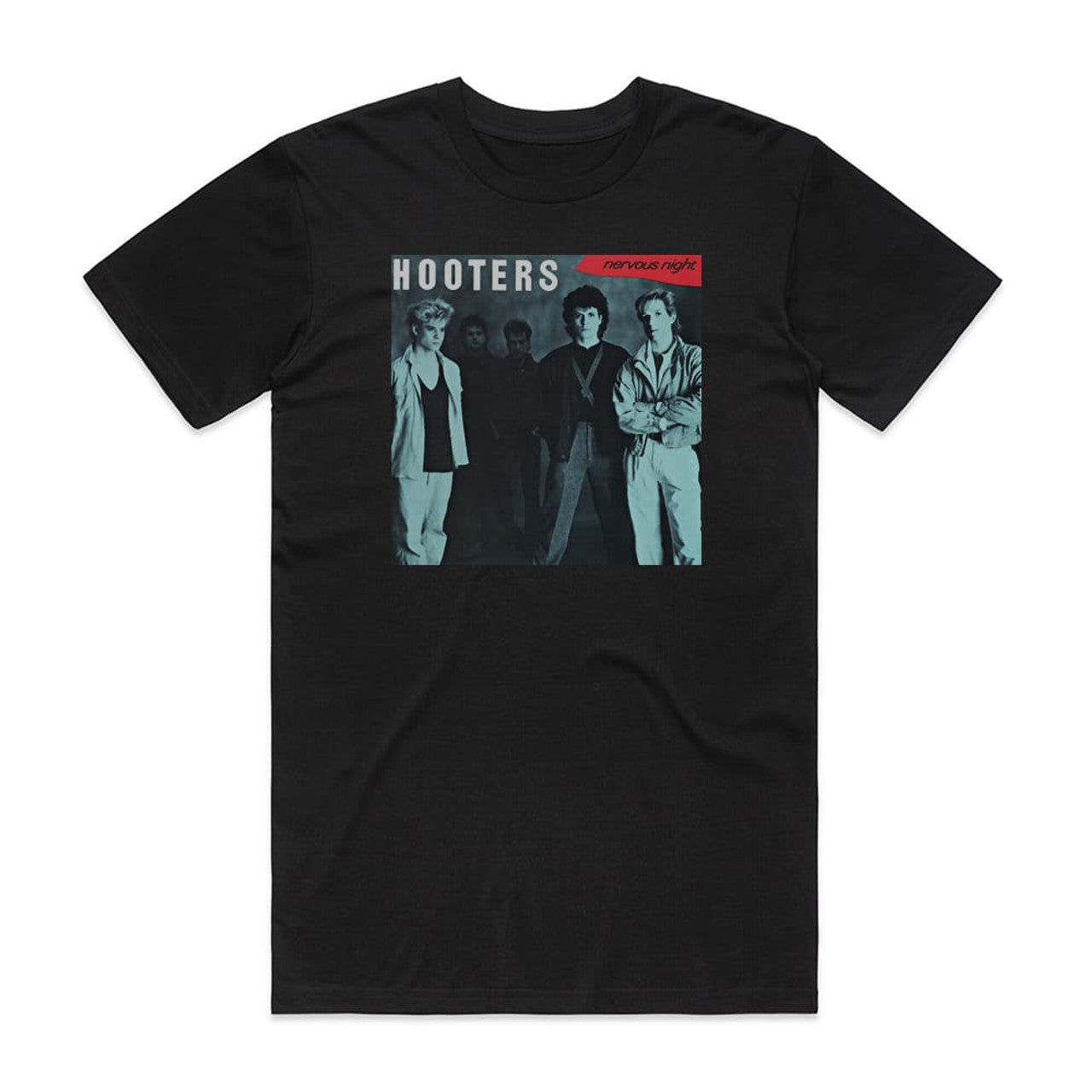 The Hooters Nervous Night T-Shirt Black
