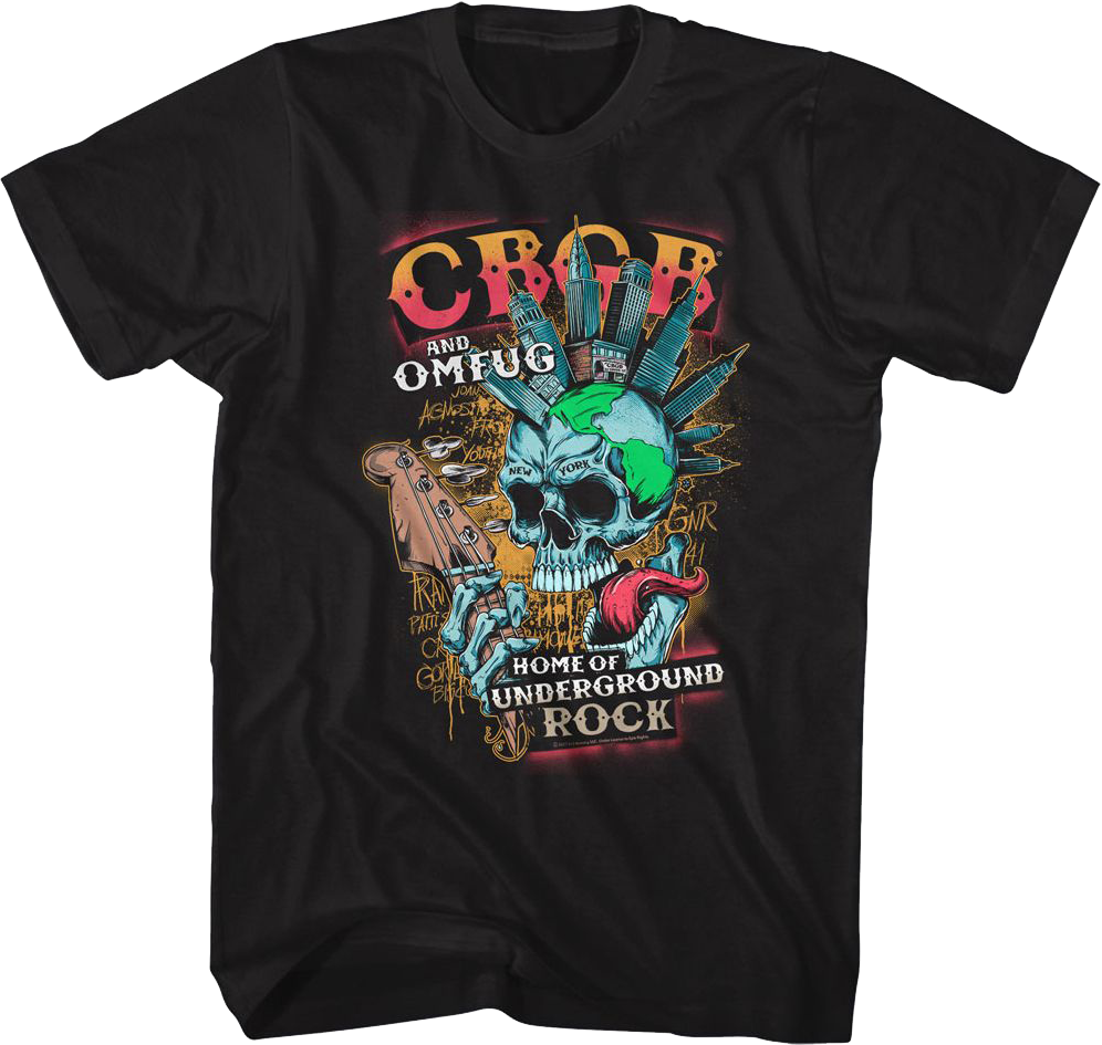 New York Skull CBGB T-Shirt