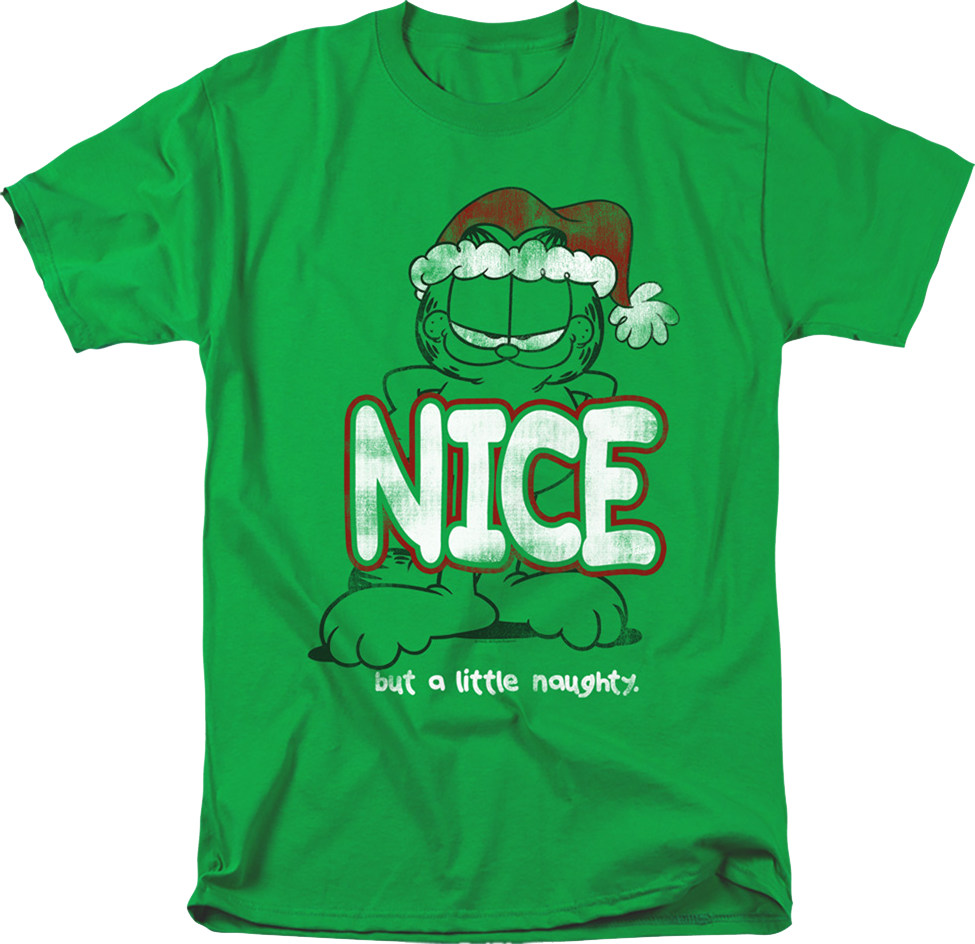 Nice But A Little Naughty Garfield T-Shirt