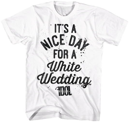 Nice Day For A White Wedding Billy Idol T-Shirt