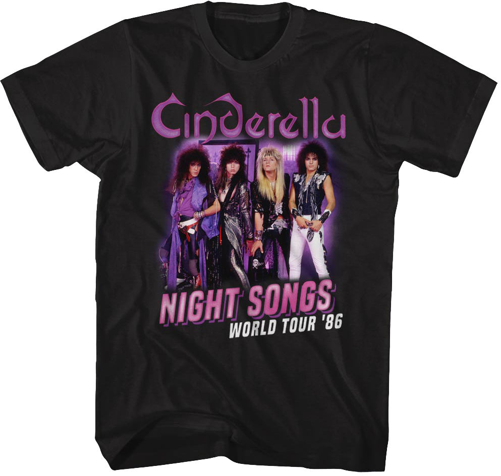 Night Songs World Tour Cinderella T-Shirt