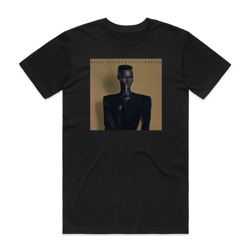 Grace Jones Nightclubbing Album Cover T-Shirt Black