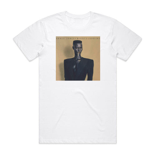 Grace Jones Nightclubbing Album Cover T-Shirt White