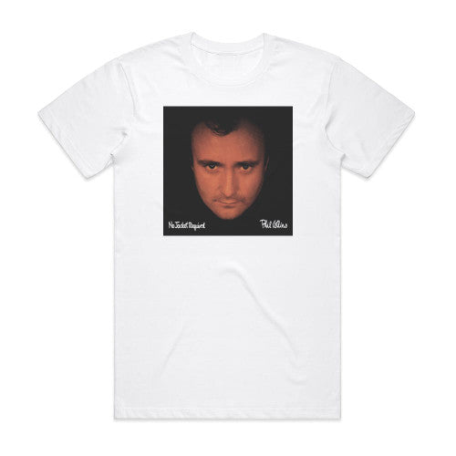 Phil Collins No Jacket Required Album Cover T-Shirt White