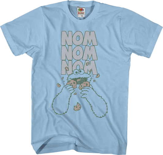 Nom Nom Nom Cookie Monster T-Shirt