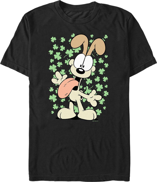 Odie's Four-Leaf Clovers Garfield T-Shirt