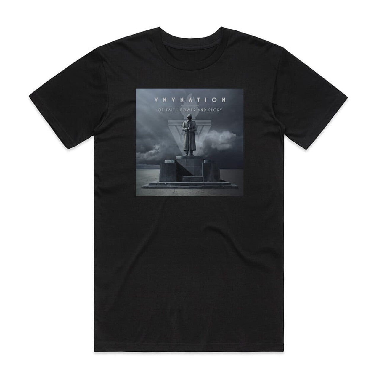 VNV Nation Of Faith Power And Glory T-Shirt Black