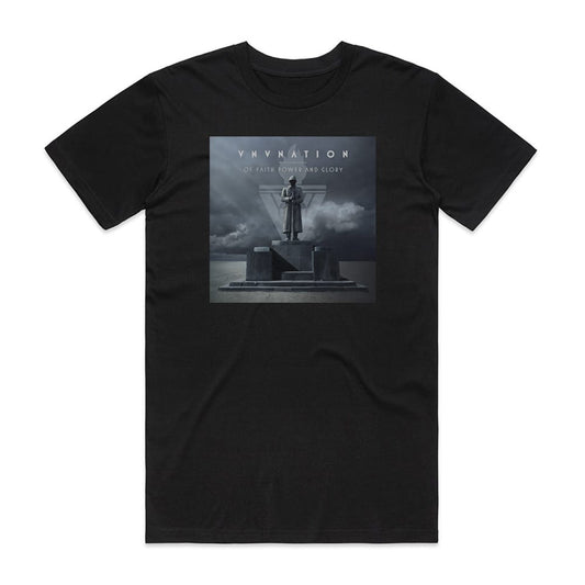 VNV Nation Of Faith Power And Glory T-Shirt Black