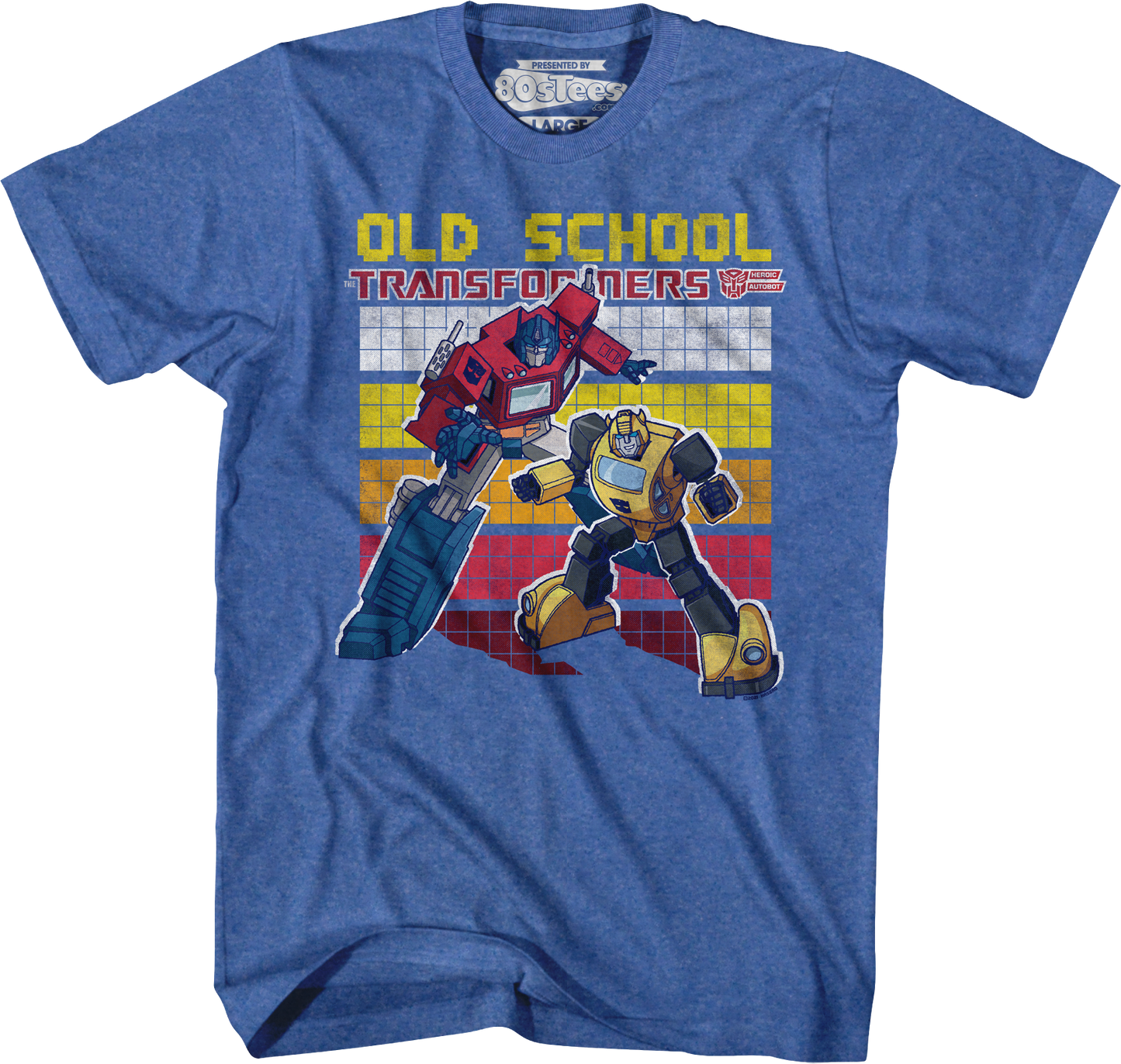Old School Optimus Prime And Bumblebee Transformers T-Shirt