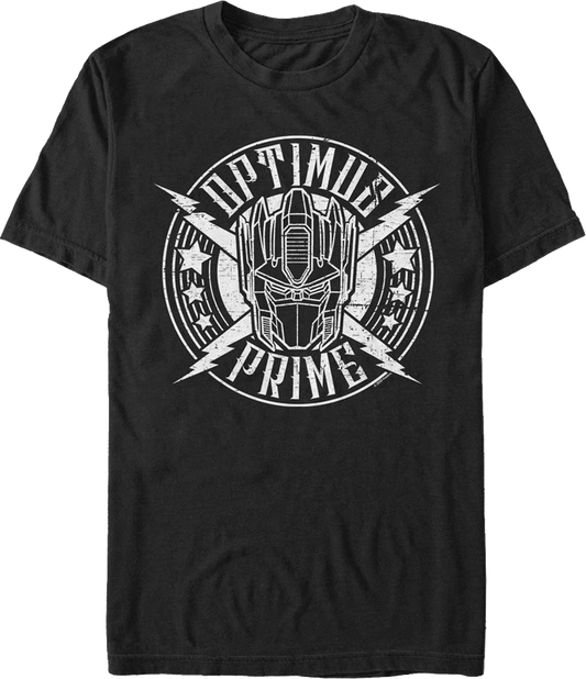 Optimus Prime Badge Transformers T-Shirt