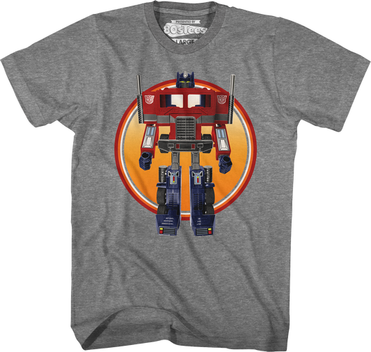 Optimus Prime Retro Photo Transformers T-Shirt