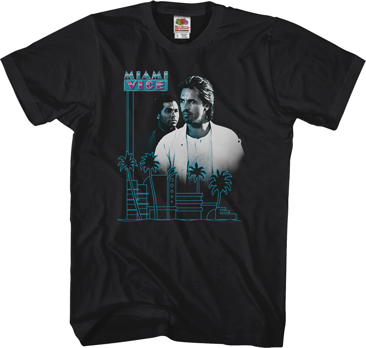 Palm Trees Miami Vice T-Shirt