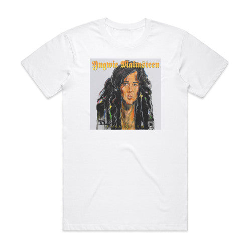 Yngwie J Malmsteen Parabellum Album Cover T-Shirt White