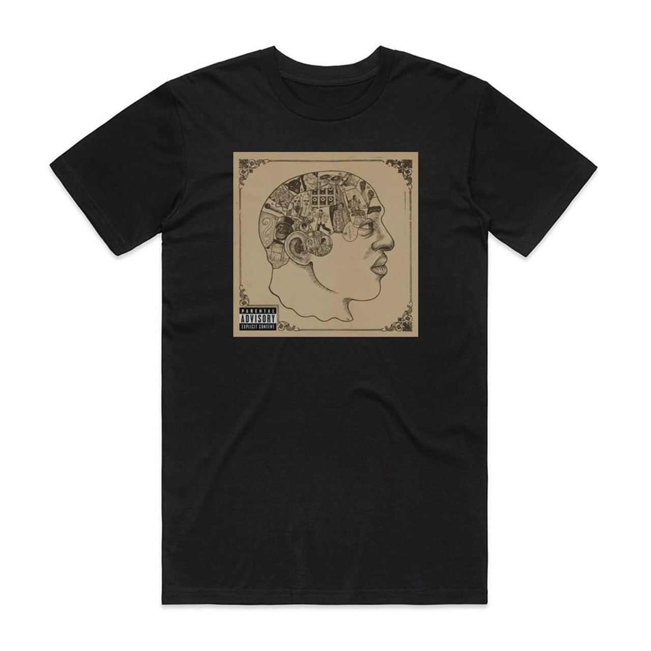 The Roots Phrenology T-Shirt Black