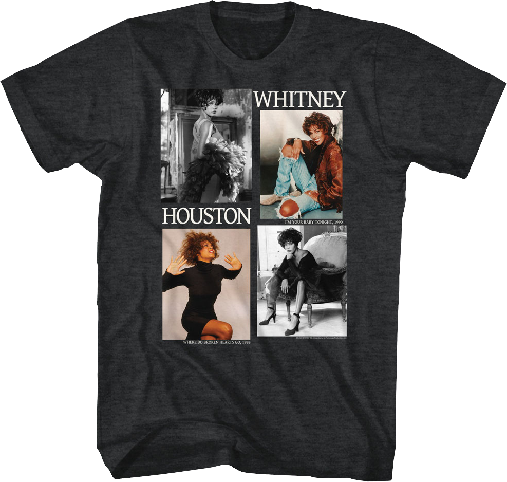 Picture Blocks Whitney Houston T-Shirt