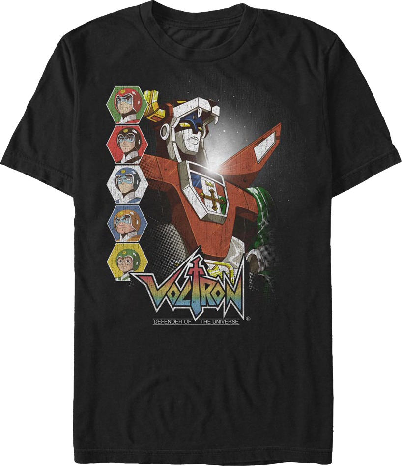 Retro Pilots And Robot Voltron T-Shirt