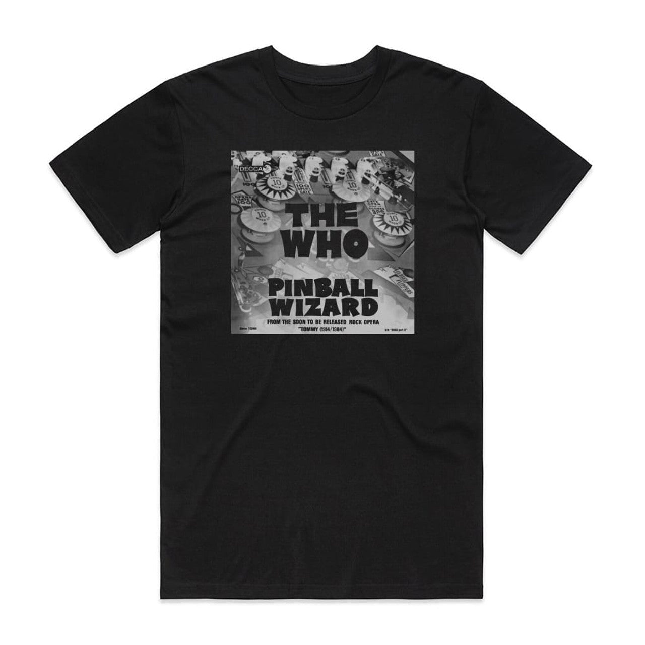 The Who Pinball Wizard 1 T-Shirt Black