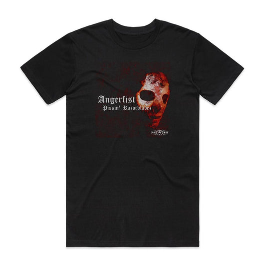 Angerfist Pissin Razorbladez T-Shirt Black