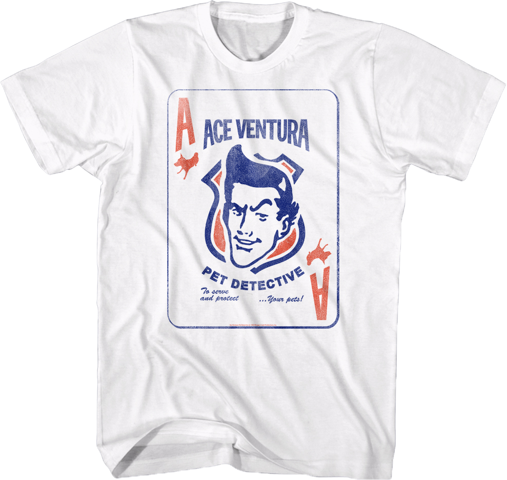 Playing Card Ace Ventura T-Shirt
