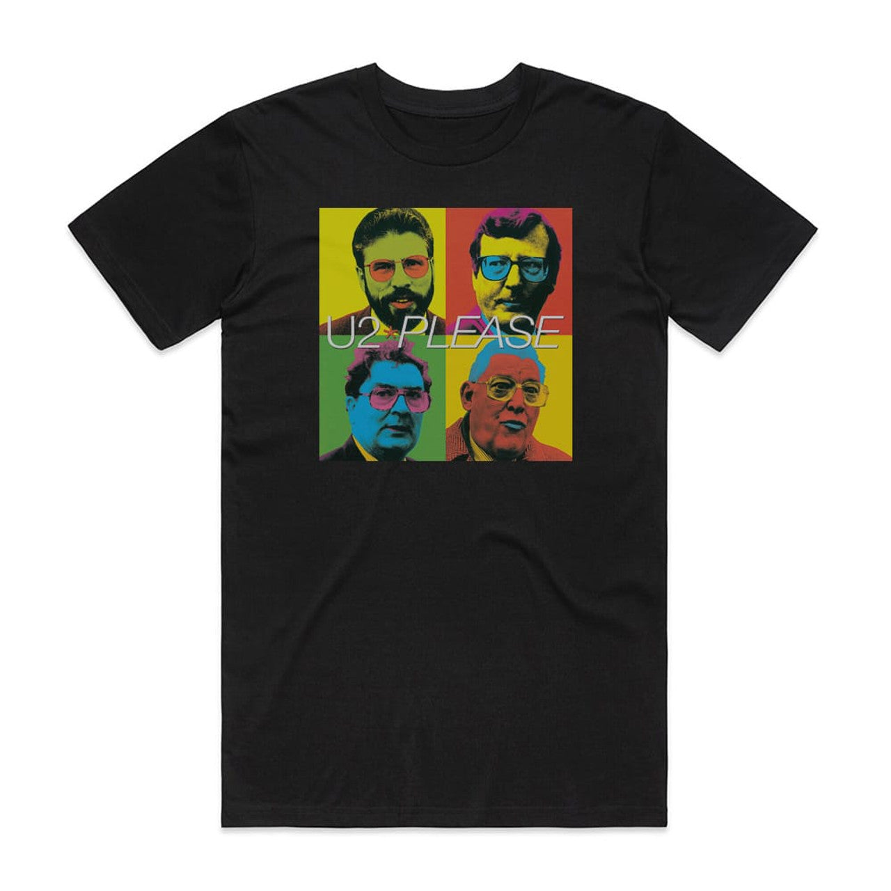 U2 Please T-Shirt Black