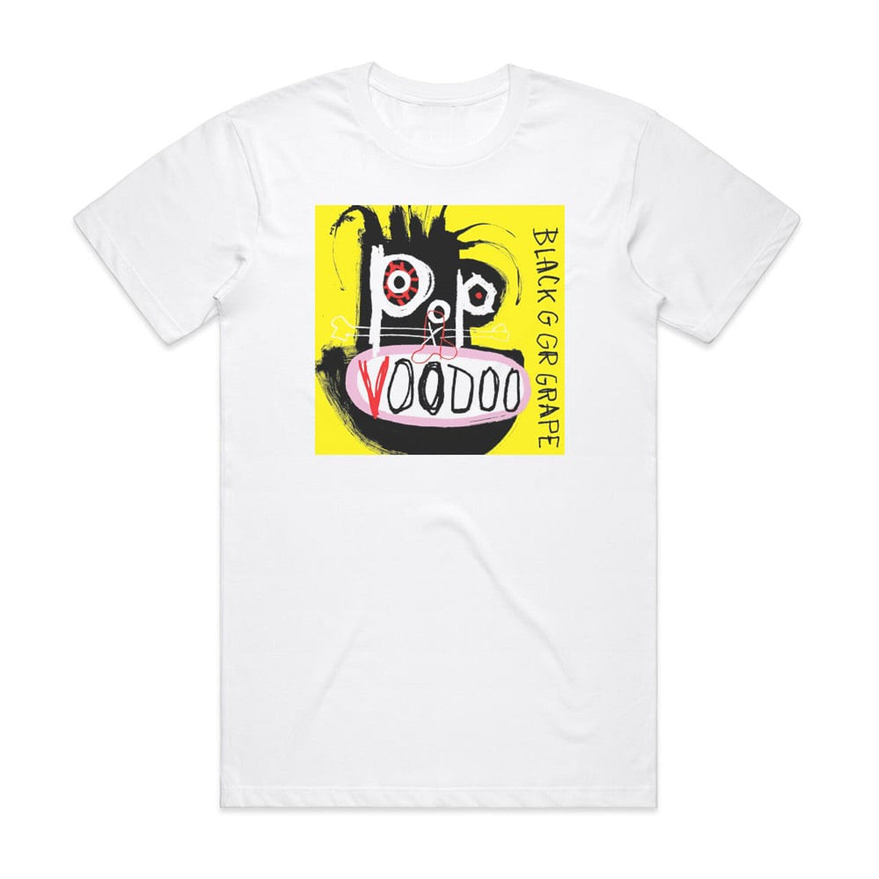 Black Grape Pop Voodoo T-Shirt White