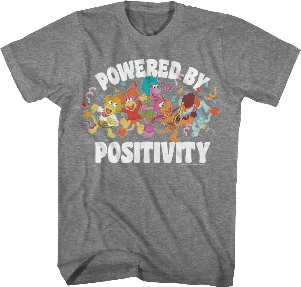 Powered By Positivity Fraggle Rock T-Shirt