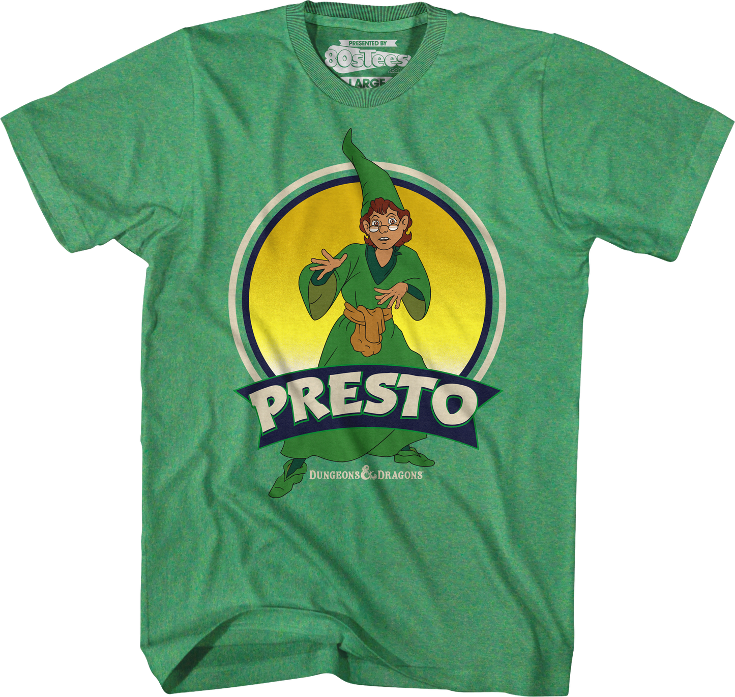 Presto Retro Circle Dungeons & Dragons T-Shirt