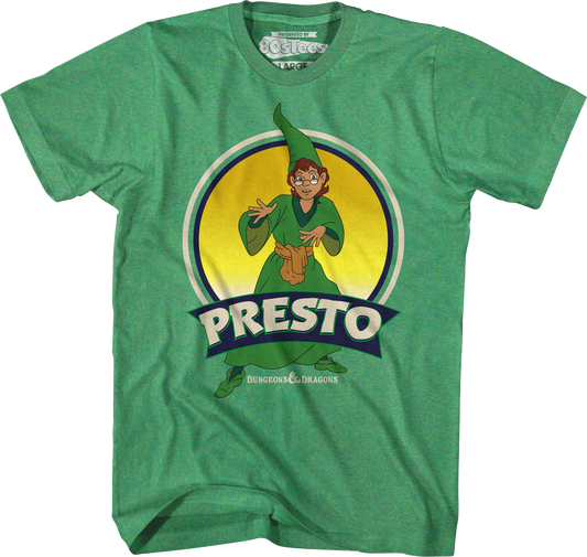 Presto Retro Circle Dungeons & Dragons T-Shirt