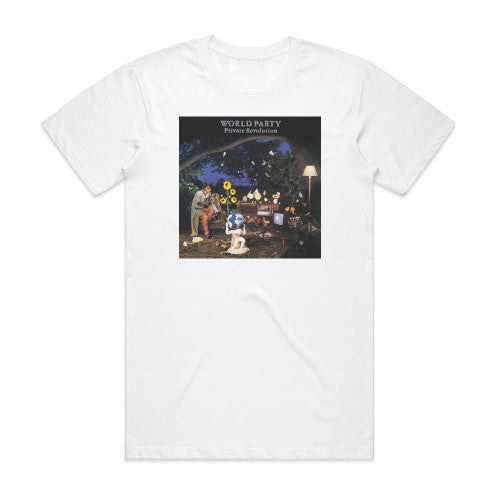 World Party Private Revolution Album Cover T-Shirt White
