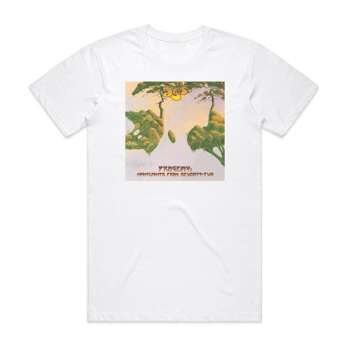 Yes Progeny Highlights From Seventy Two Album Cover T-Shirt White