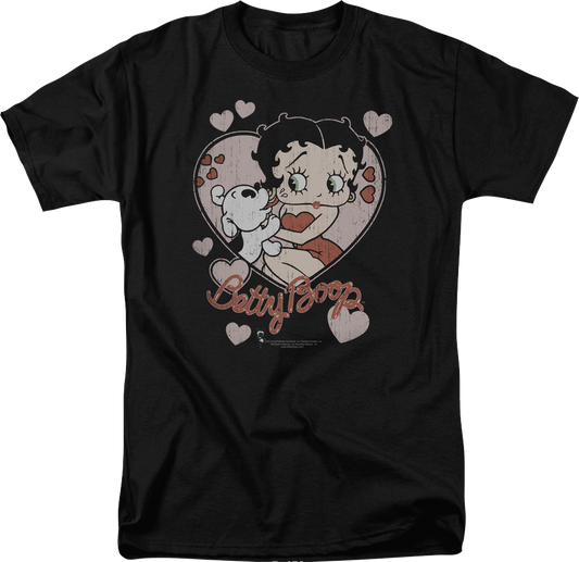 Puppy Love Betty Boop T-Shirt