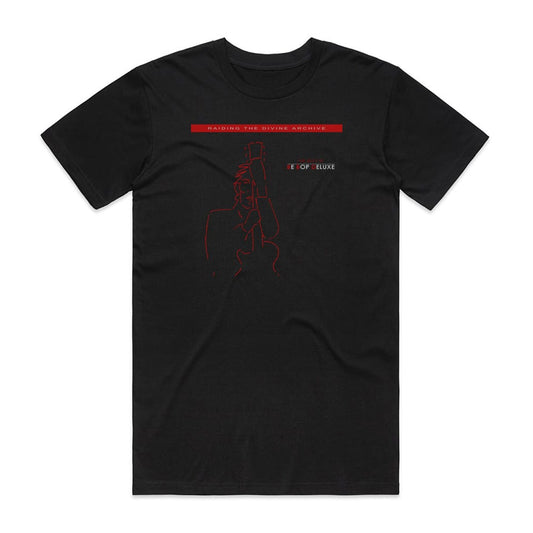Be Bop Deluxe Raiding The Divine Archive 1 T-Shirt Black