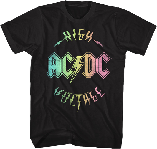 Rainbow High Voltage ACDC T-Shirt