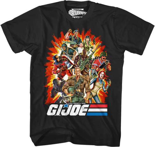 Real American Heroes Group GI Joe T-Shirt