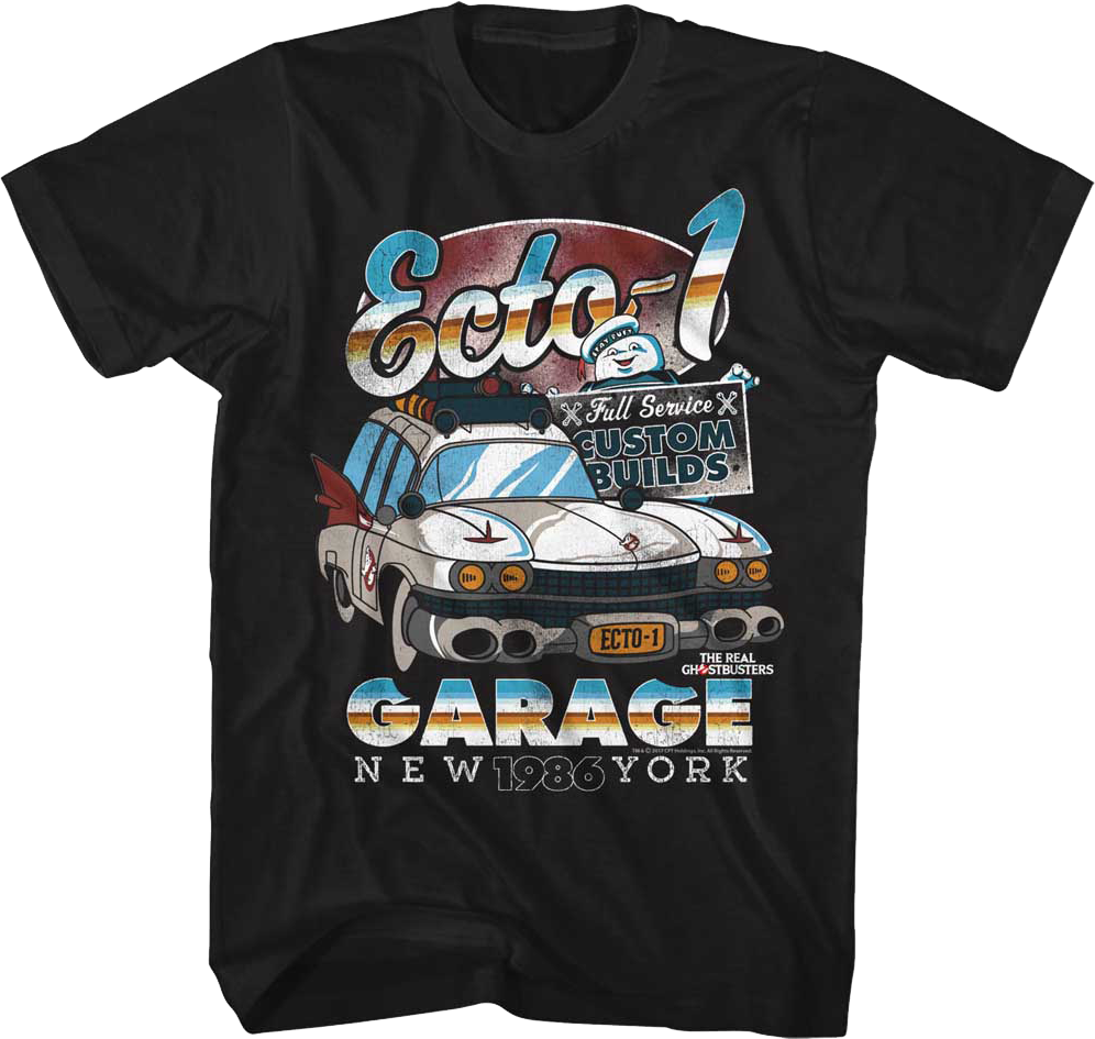 Real Ghostbusters Ecto-1 T-Shirt