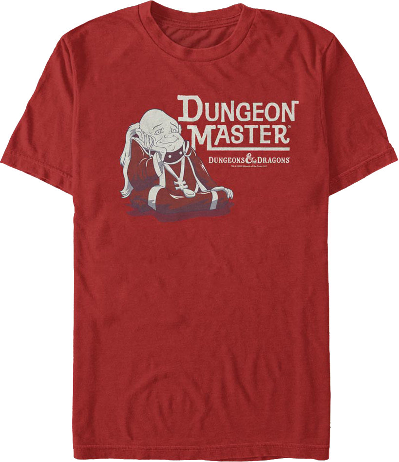 Red Dungeon Master Dungeons & Dragons T-Shirt