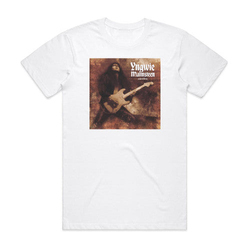 Yngwie J Malmsteen Relentless Album Cover T-Shirt White