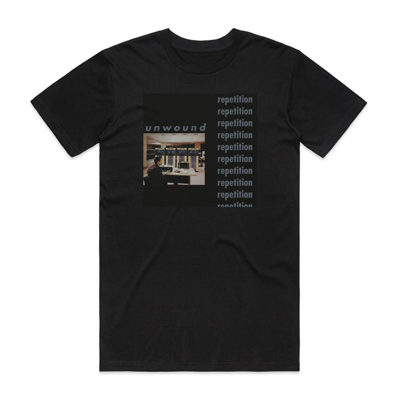 Unwound Repetition T-Shirt Black