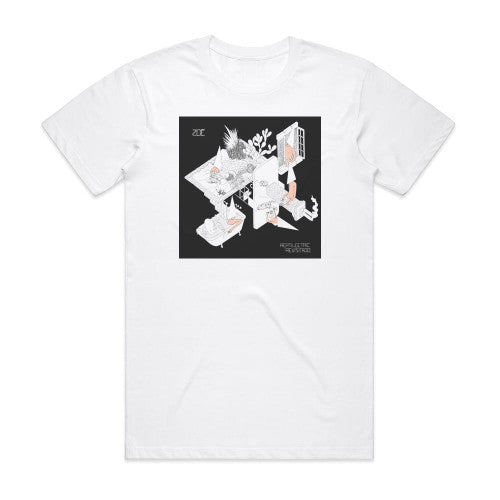 Zoe Reptilectric Revisitado Album Cover T-Shirt White